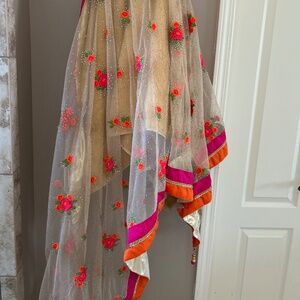 Beautiful Indian Pakistani dupatta scarf